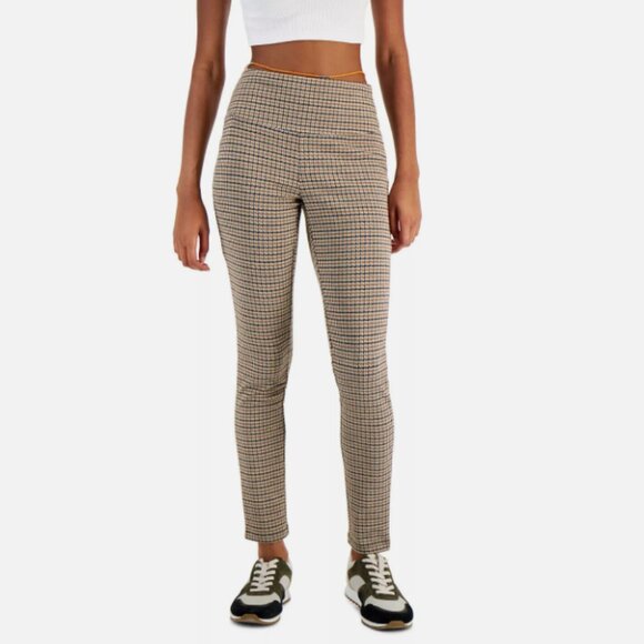 NWT INC High Rise Contour Waistband Leggings Houndstooth Size XL - Picture 1 of 10